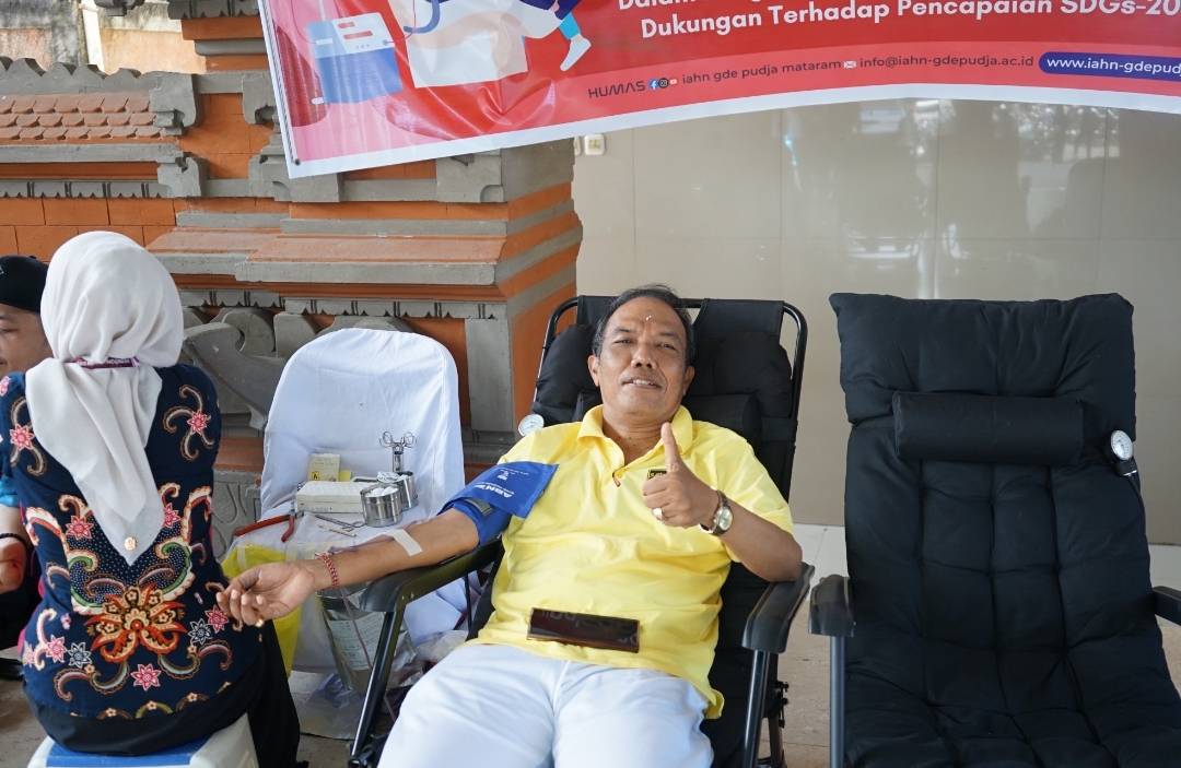 IAHN GDE PUDJA MATARAM HOLDS BLOOD DONATION DRIVE TO STRENGTHEN SOCIAL IMPACT AND SUPPORT SDGS 2030