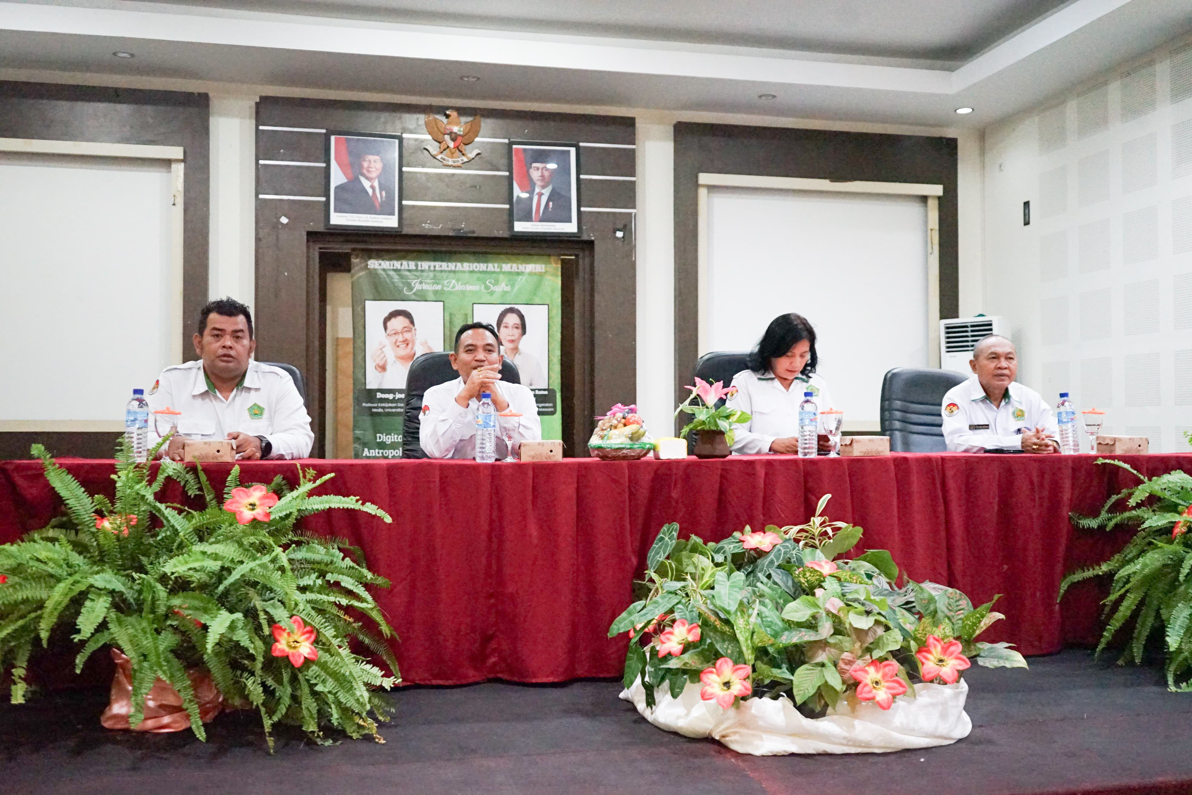 INTERNATIONAL SEMINAR ON DIGITAL CULTURE AND SOCIAL WELL-BEING ORGANIZED BY DHARMA SASTRA DEPARTMENT, IAHN GDE PUDJA MATARAM