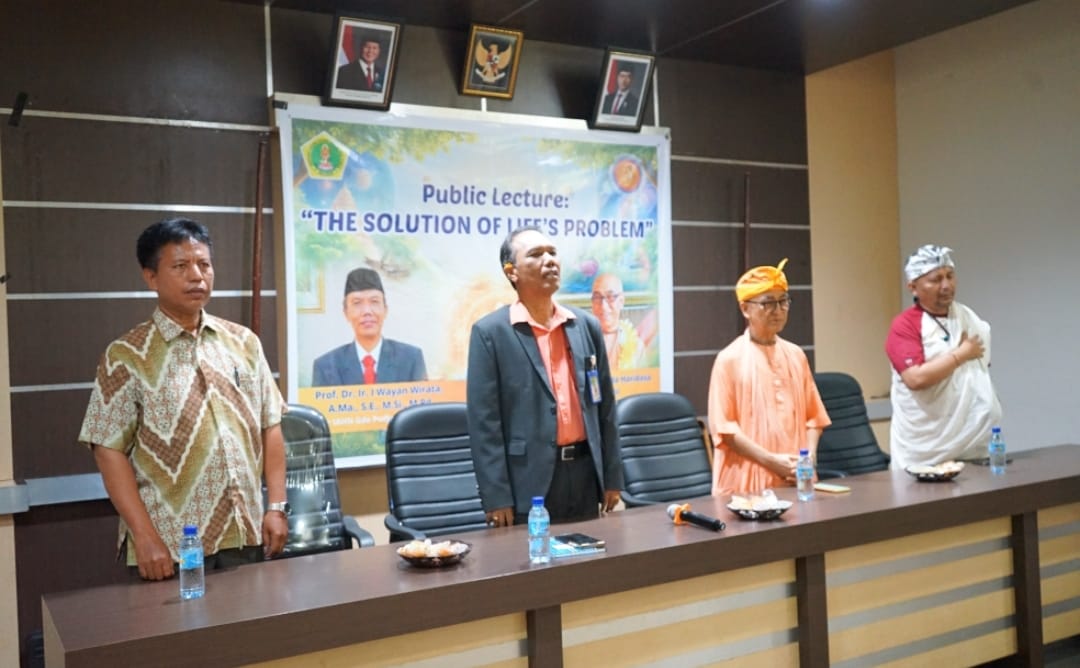 KULIAH UMUM IAHN GDE PUDJA MATARAM HADIRKAN PERSPEKTIF SPIRITUAL UNTUK MENYIKAPI PROBLEM KEHIDUPAN